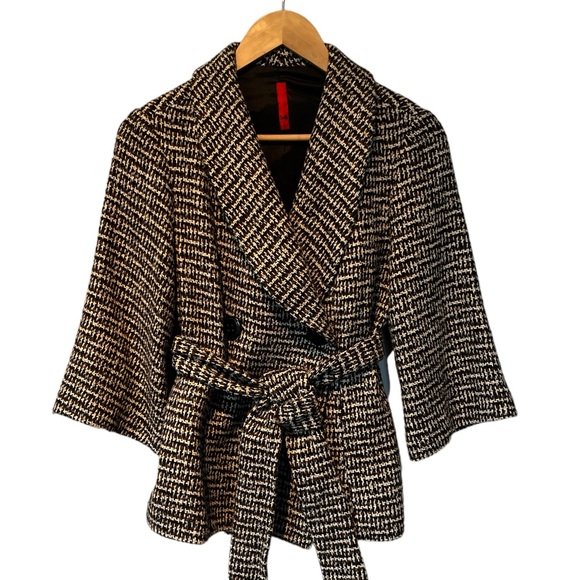 5/48 Jackets & Blazers - 5/48 Saks Fifth Avenue tweed belted bell sleeve coat Medium